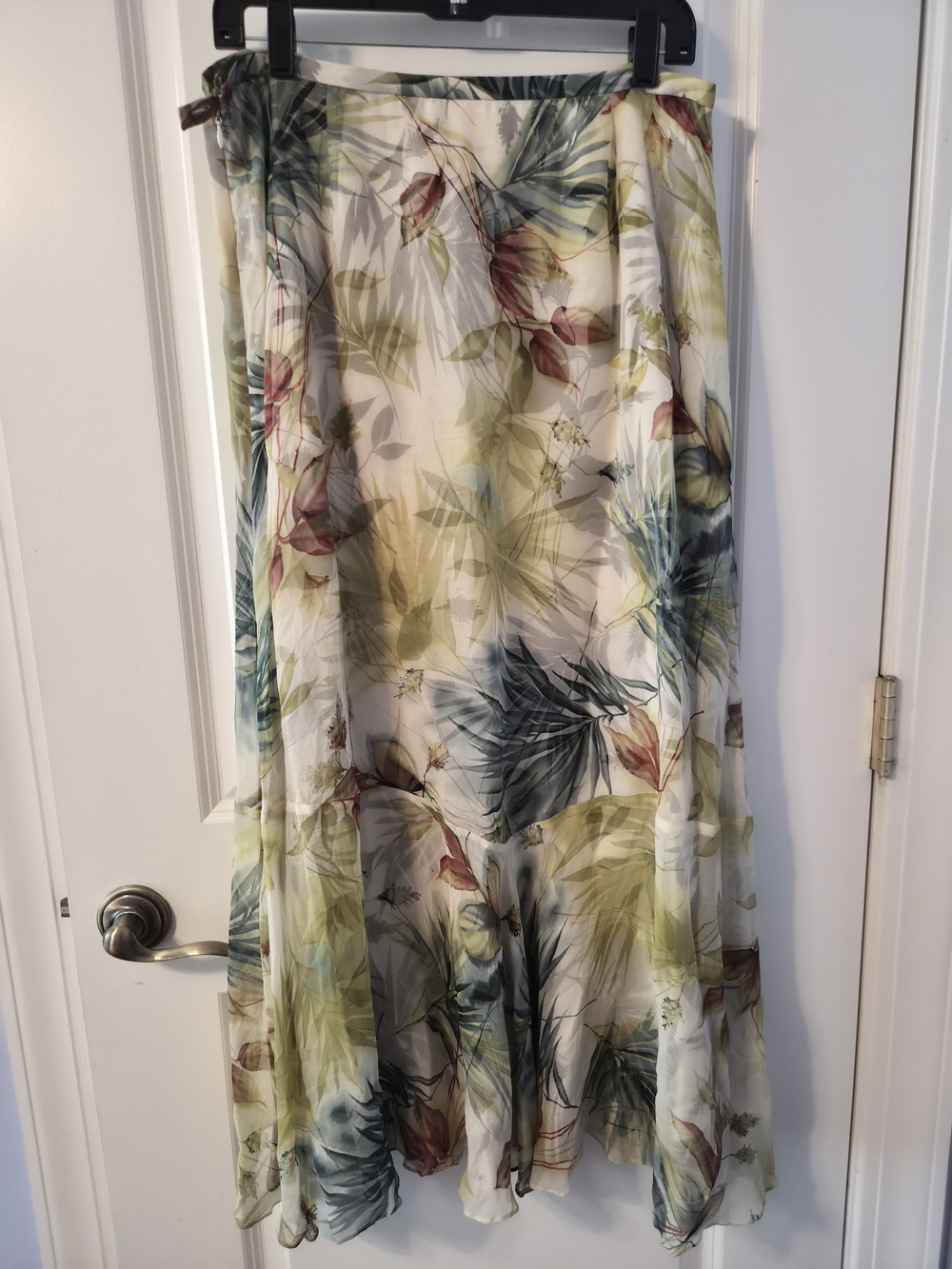 Dana Buchman Layered Chiffon Maxi Skirt